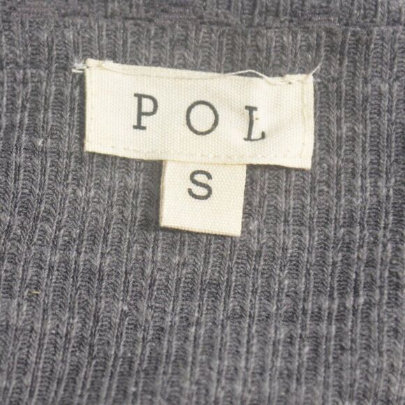 POL Babydoll Cropped Tank Top Lace Trim Adjustable Straps Size Small - Picture 5 of 5